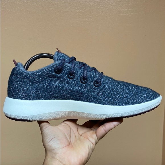 Allbirds Wool Runner Men’s Athletic Shoes “Dark Gray Cream” - Picture 10 of 16